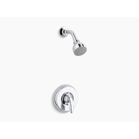 Coralais Shower Valve Trim W/ Lever Handle & 1.75 GPM Showerhead